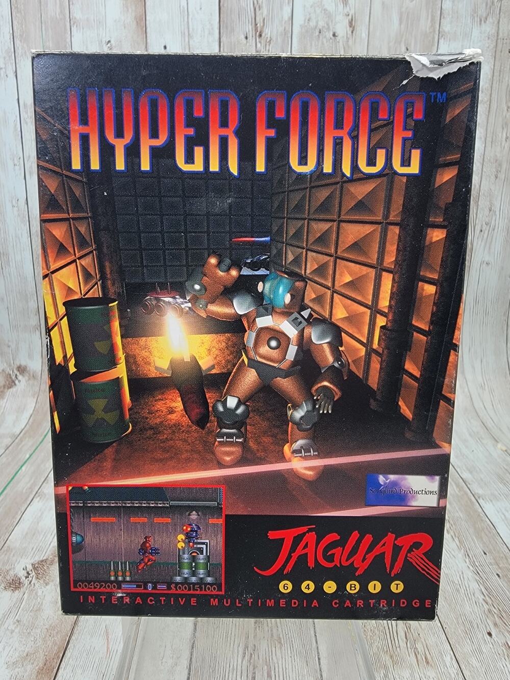 Hyper Force Atari Jaguar Complete In Box With Manual